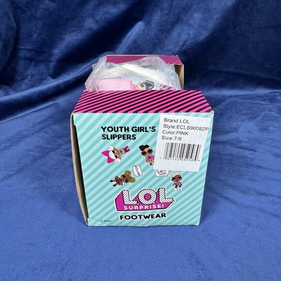 LOL Surprise Slippers NEW Youth 7/8 - Picture 2 of 3